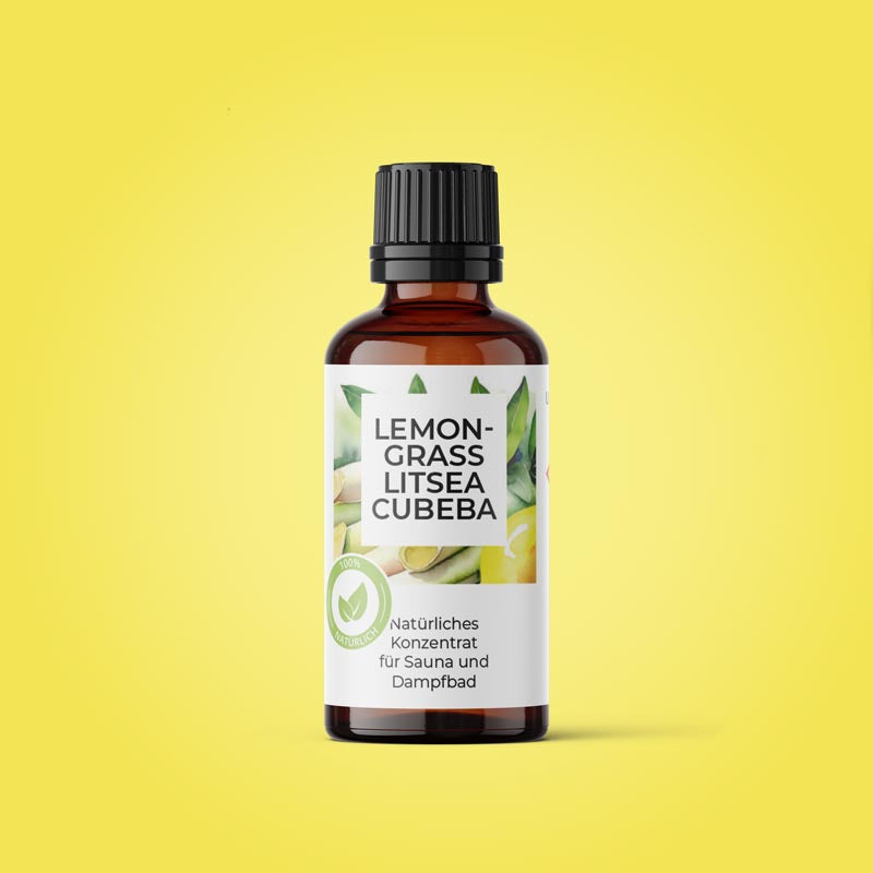 Sauna- & Dampfbadkonzentrat - Lemongras + Litsea Cubeba